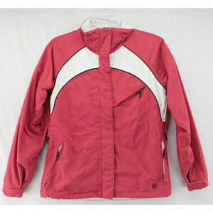 Columbia Velocity Convert Jacket Women M Red Skying Gorpcore Modern Cabincore